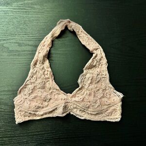 pink urban outfitters halter bralette